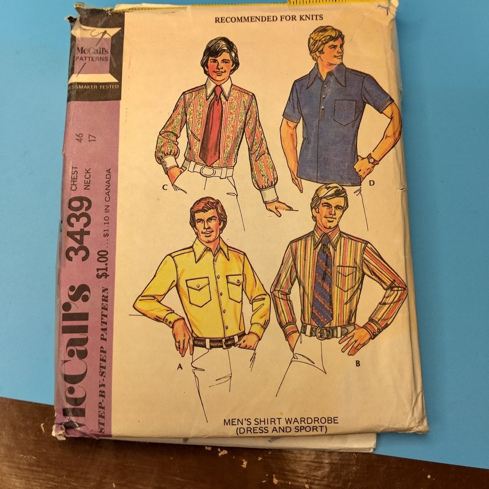 Huge Vintage Men's Sewing Pattern Lot McCall's Butterick 70s 80s 90s Sportswear - Picture 10 of 11